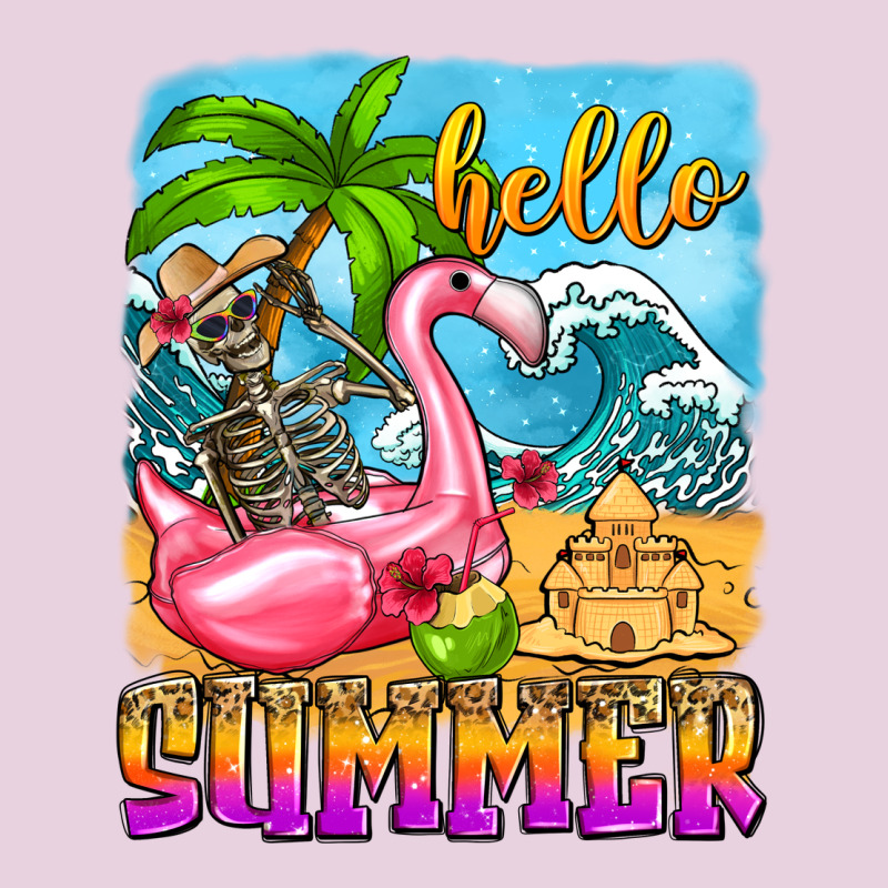 Hello Summer Skeleton Ladies Tee by Zillion Design Studio | Teevron