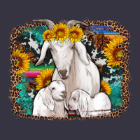 Goat Family With Sunflowers Western Serape Turquoise Background Vintage Hoodie | Teevron