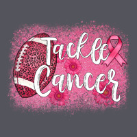 Tackle Cancer Football Leopard Vintage Hoodie | Teevron