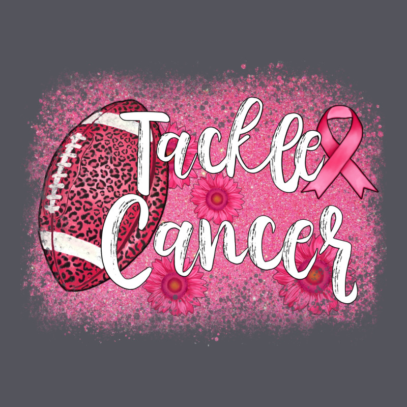 Tackle Cancer Football Leopard Vintage Hoodie by AdoDesignShop | Teevron