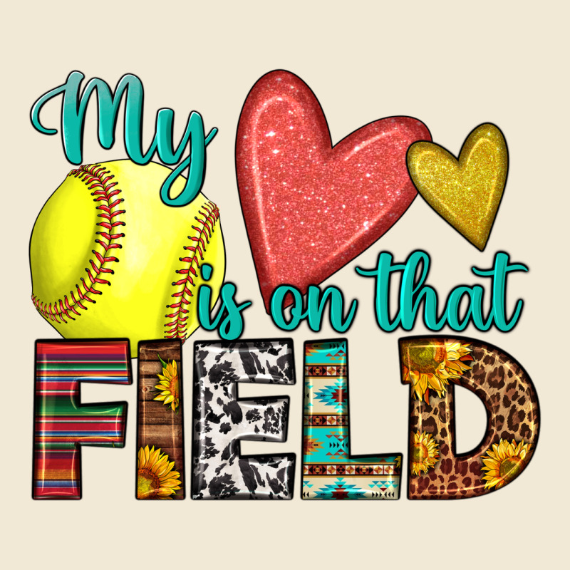 My Heart Is On That Field Softball Premium Tee by HRA Design Shop | Teevron