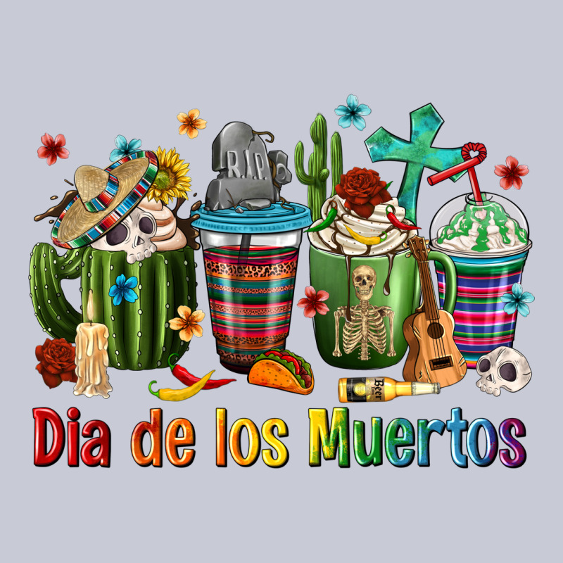 Mexican Dia De Los Muertos Coffee Cups Heavyweight Hoodie by texasbilliewilder | Teevron