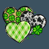 St. Patrick's Day Cowhide Hearts Urban Hoodie | Teevron