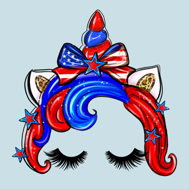 4th Of July Unicorn Ladies Tee by Zillion Design Studio | Teevron