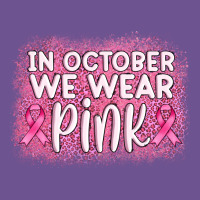In October We Wear Pink Leopard Glitter Vintage Tee | Teevron