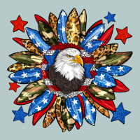 American Flag Sunflower Heavy Core Tee | Teevron