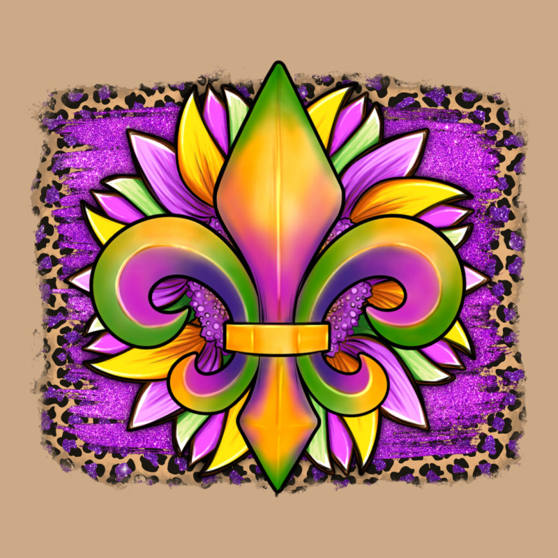 Mardi Gras Fleur De Lis Sunflower Leopard Vintage Hoodie by Artiststas | Teevron