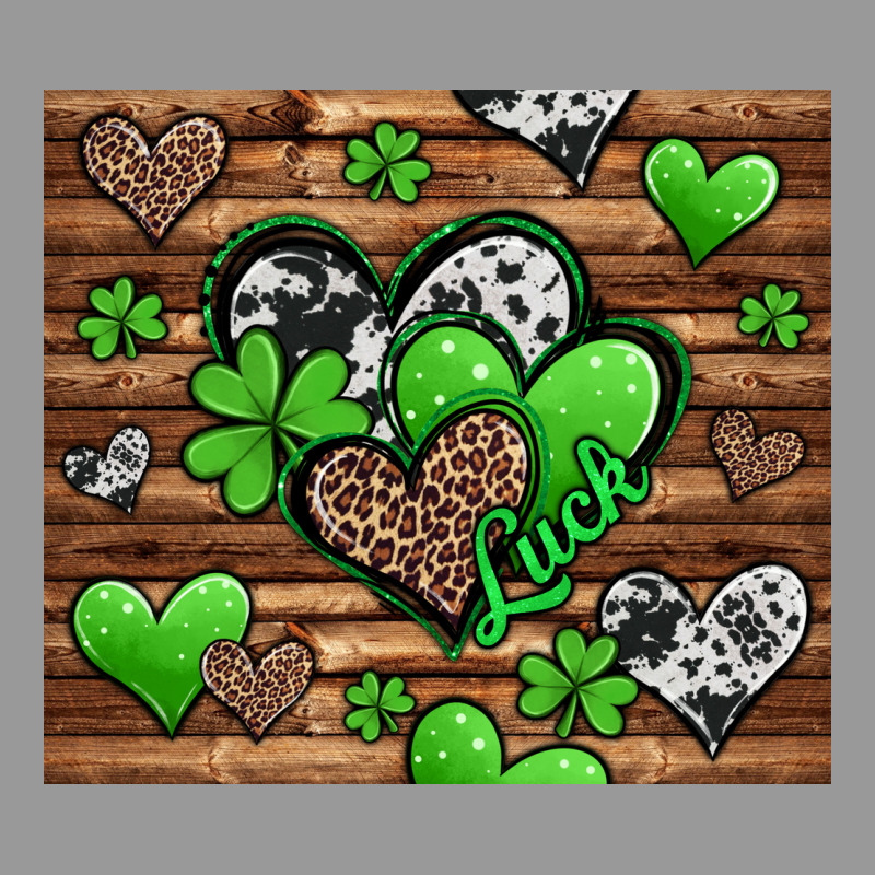 St. Patrick's Day Hearts Vintage Hoodie by Jasminsmagicworld | Teevron