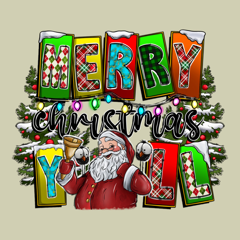 Merry Christmas Yall Heavy Core Tee by CowhideDigitalArt | Teevron