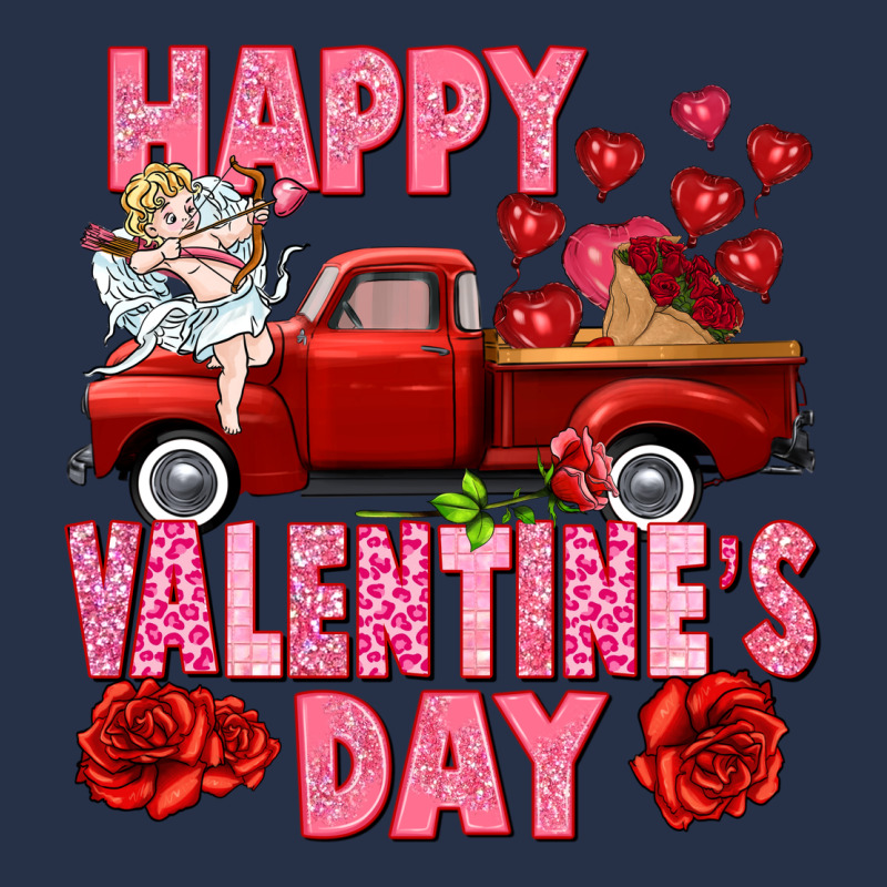 Happy Valentine's Day Red Truck Premium Hoodie by HowdyJamesFarm | Teevron