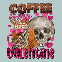 Coffee Is My Valentine Skull Heavy Core Tee | Teevron