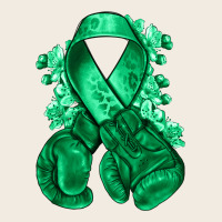 Emerald Green Ribbon Liver Cancer Boxing Gloves Premium Sweatshirt | Teevron