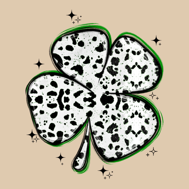 Four Leaf Clover Dalmatian Print Grunge Heavyweight Sweatshirt by MaliasSmallBusiness | Teevron