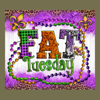 Fat Tuesday Fleur De Lis And Mardi Gras Beads Vintage Hoodie | Teevron