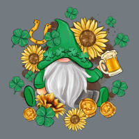 St Patrick's Day Shamrock Sunflowers Gnome Heavyweight Sweatshirt | Teevron