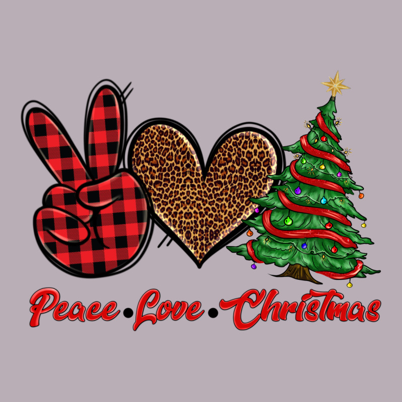 Peace Love Christmas Vintage Tee by BarkalooDesign | Teevron