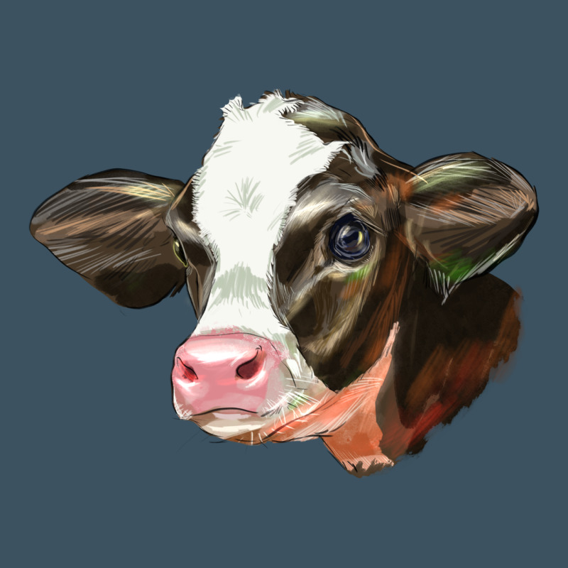 Holstein Calf Face Urban Heavy Tee by LillyAllenDesigns | Teevron