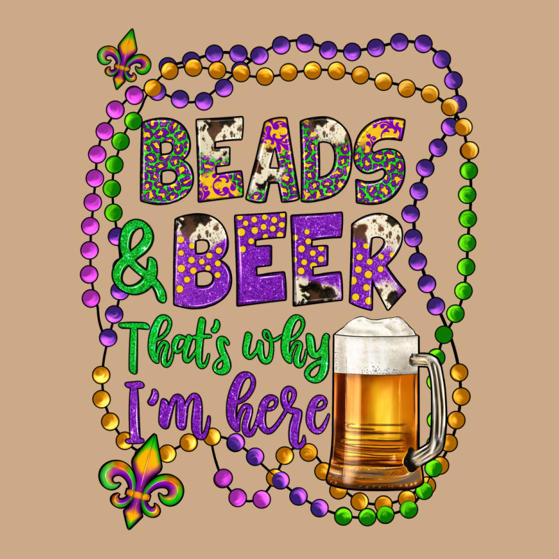 Beads & Beer That's Why I'm Here Vintage Hoodie by Artiststas | Teevron