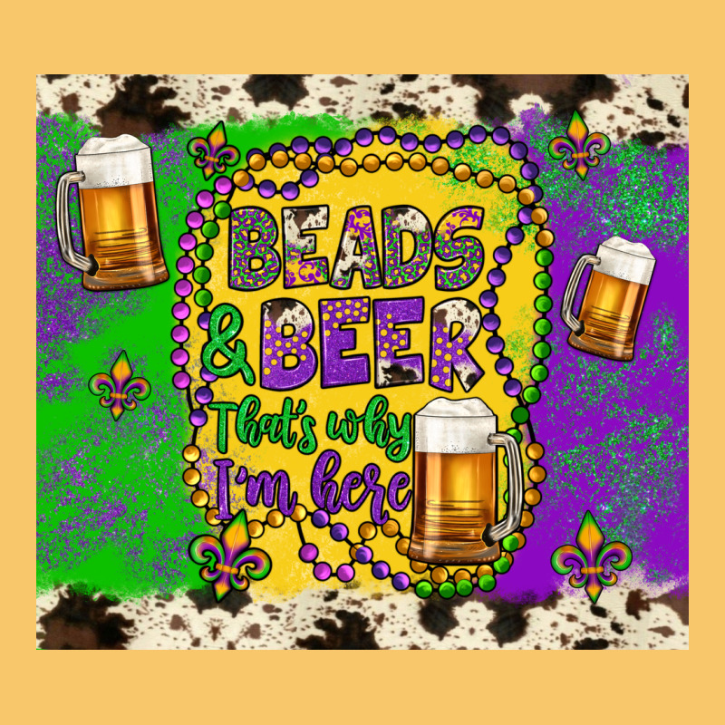 Beads & Beer That's Why I'm Here Vintage Hoodie by Artiststas | Teevron