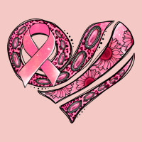 Breast Cancer Awareness Heart Urban Heavy Tee | Teevron