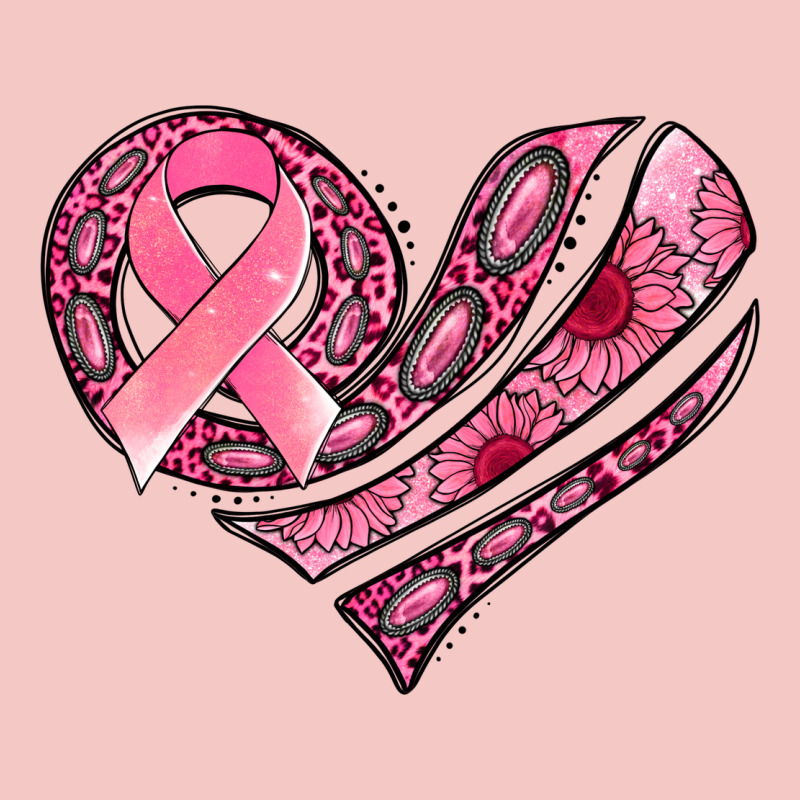 Breast Cancer Awareness Heart Urban Heavy Tee by Jasminsmagicworld | Teevron