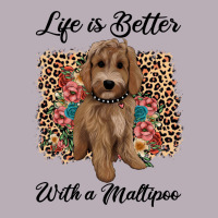 Life Is Better With A Maltipoo Vintage Tee | Teevron