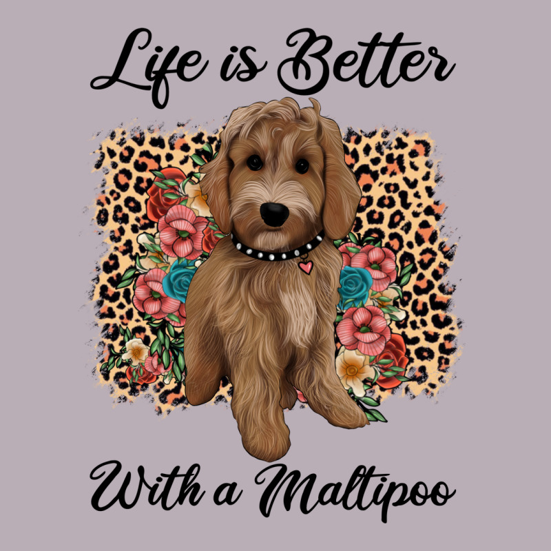 Life Is Better With A Maltipoo Vintage Tee by BarkalooDesign | Teevron