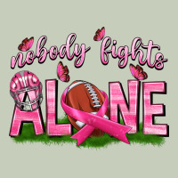Football Nobody Fights Alone Ladies Tee | Teevron