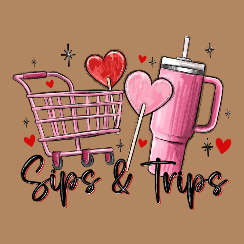Sips & Trips Target Inspired Stanley Long Sleeve Tee by MaliasSmallBusiness | Teevron