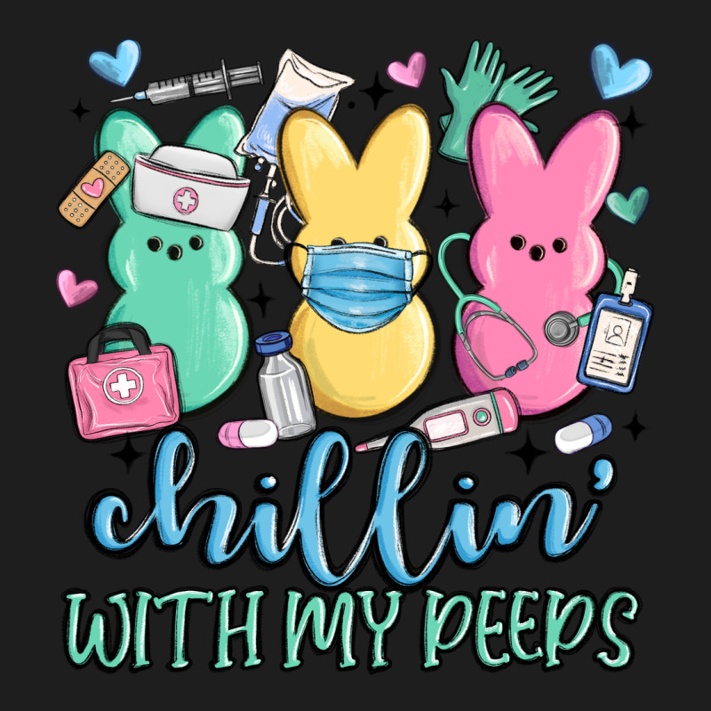 Chillin With My Peeps Classic Tee by MaliasSmallBusiness | Teevron