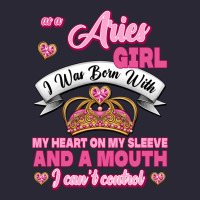 As A Aries Girl I Was Born With My Heart On My Sleeve And A Mouth Vintage Tee | Teevron