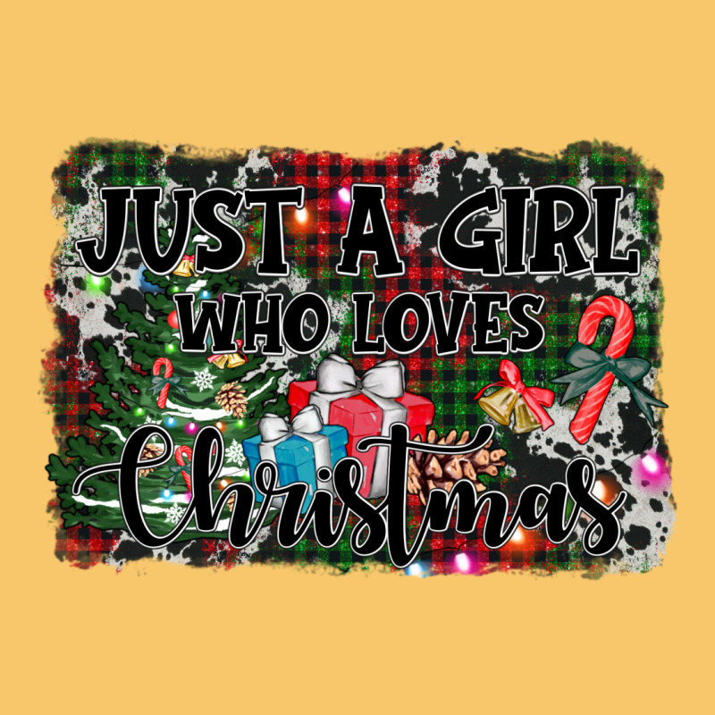 Just A Girl Who Loves Christmas Vintage Hoodie by AdoDesignShop | Teevron