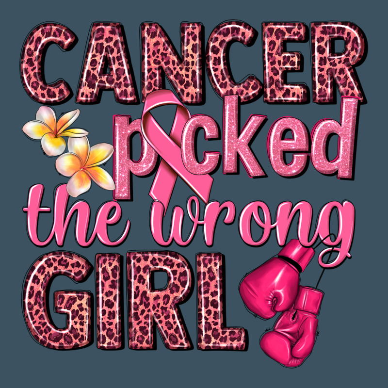 Cancer Picked The Wrong Girl Urban Heavy Tee by NancyCooperArtShop | Teevron