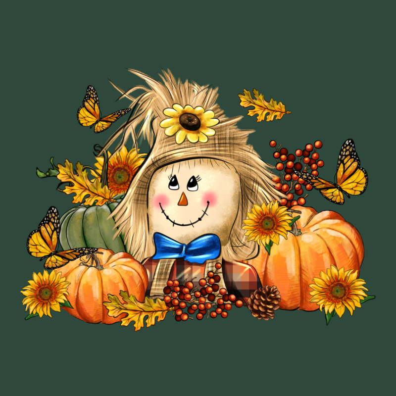 Fall Scarecrow Zipper Hoodie by LillyAllenDesigns | Teevron