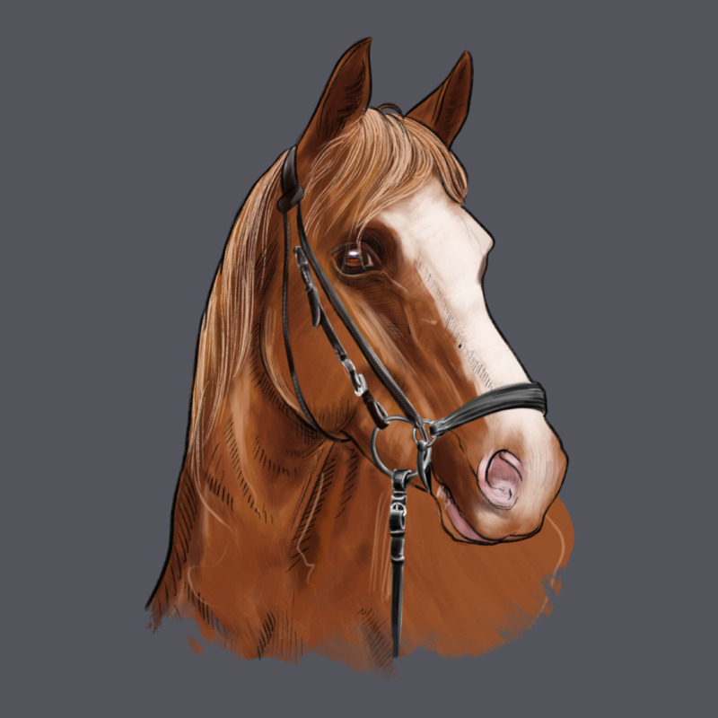 Horse Portrait Vintage Hoodie by Artiststas | Teevron