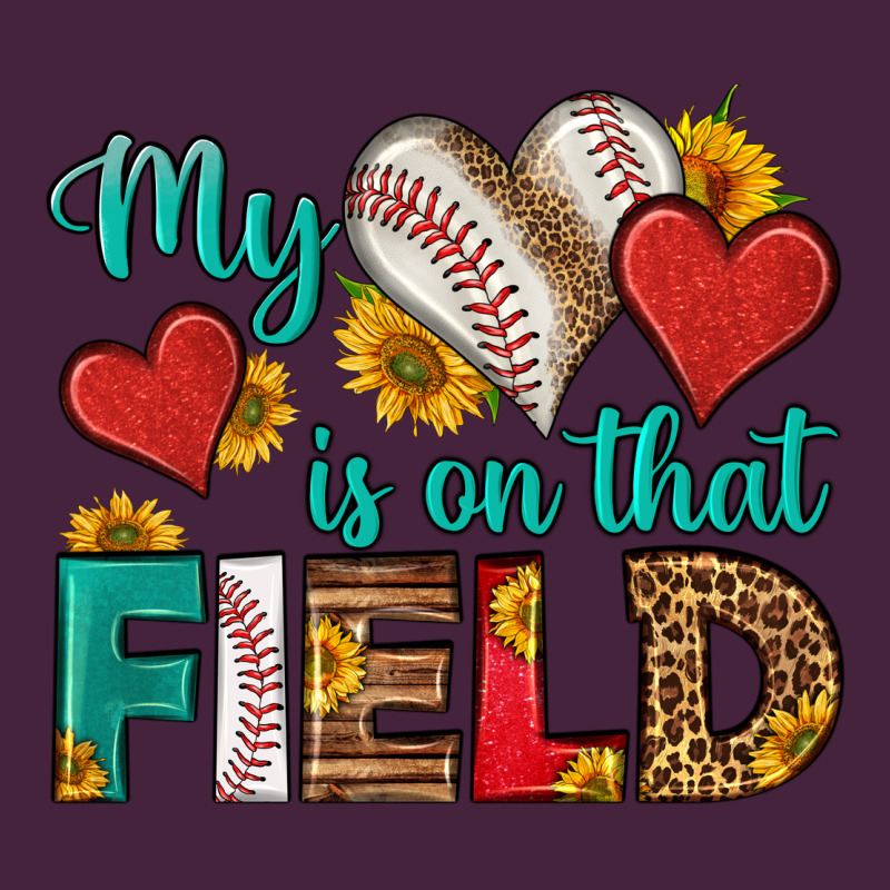 My Heart Is On That Field Baseball Premium Tee by HRA Design Shop | Teevron