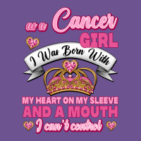 As A Cancer Girl I Was Born With My Heart On My Sleeve And A Mouth Vintage Tee | Teevron