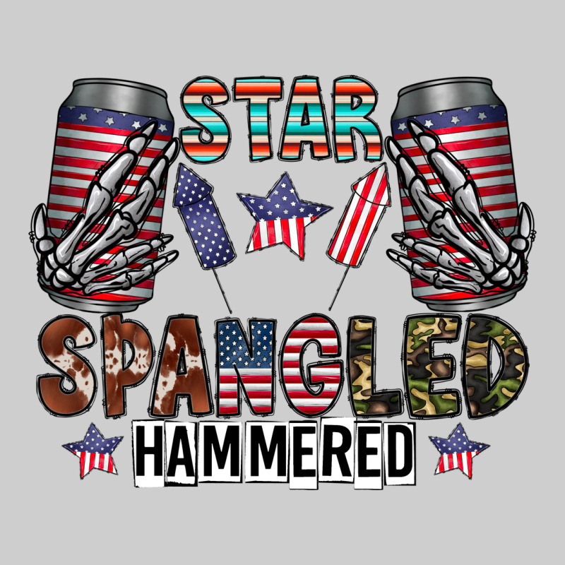 Star Spangled Hammered Premium Tee by CowhideDigitalArt | Teevron