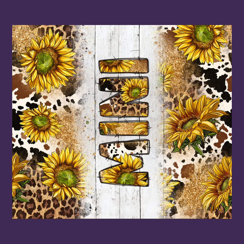 Western Mother's Day Mini With Cowhide And Sunflowers Tumbler Tbs Premium Hoodie by TumblerDesignByShophia | Teevron