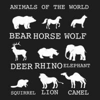 Animals Of The World Classic Tee | Teevron
