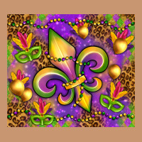 Mardi Gras Fleur De Lis Heavyweight Hoodie | Teevron