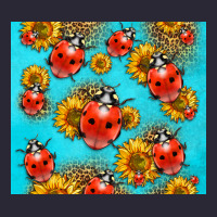 Western Sunflowers Ladybug Vintage Tee | Teevron