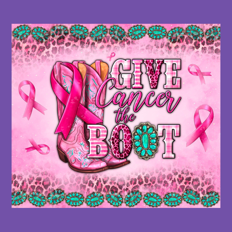 Give Cancer The Boot Premium Sweatshirt by NancyCooperArtShop | Teevron