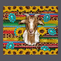 Goat Sunflowers Gemstones Serape Leopard Glitter Vintage Hoodie | Teevron