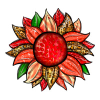 strawberry sunflower | Teevron