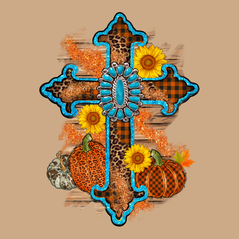 Thanksgiving Cross Pumpkin Sunflower Vintage Hoodie by AdoDesignShop | Teevron