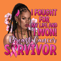 I Fought For My Life And I Won Afro Woman Premium Sweatshirt | Teevron