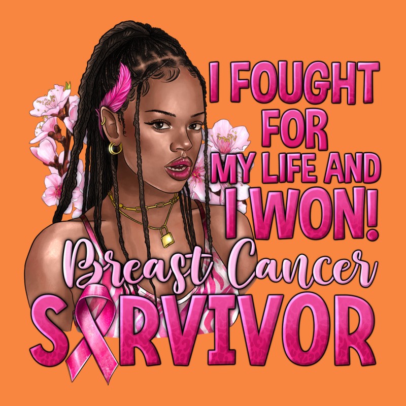 I Fought For My Life And I Won Afro Woman Premium Sweatshirt by NancyCooperArtShop | Teevron