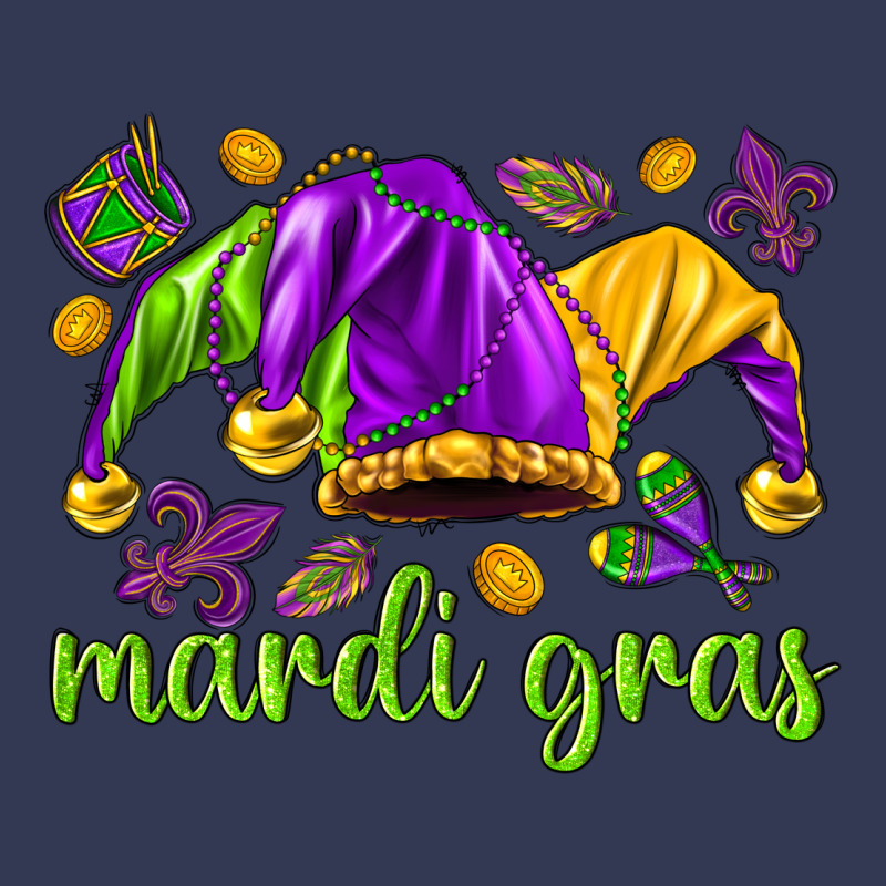 Mardi Gras With Jester Heavyweight Hoodie by NancyCooperArtShop | Teevron