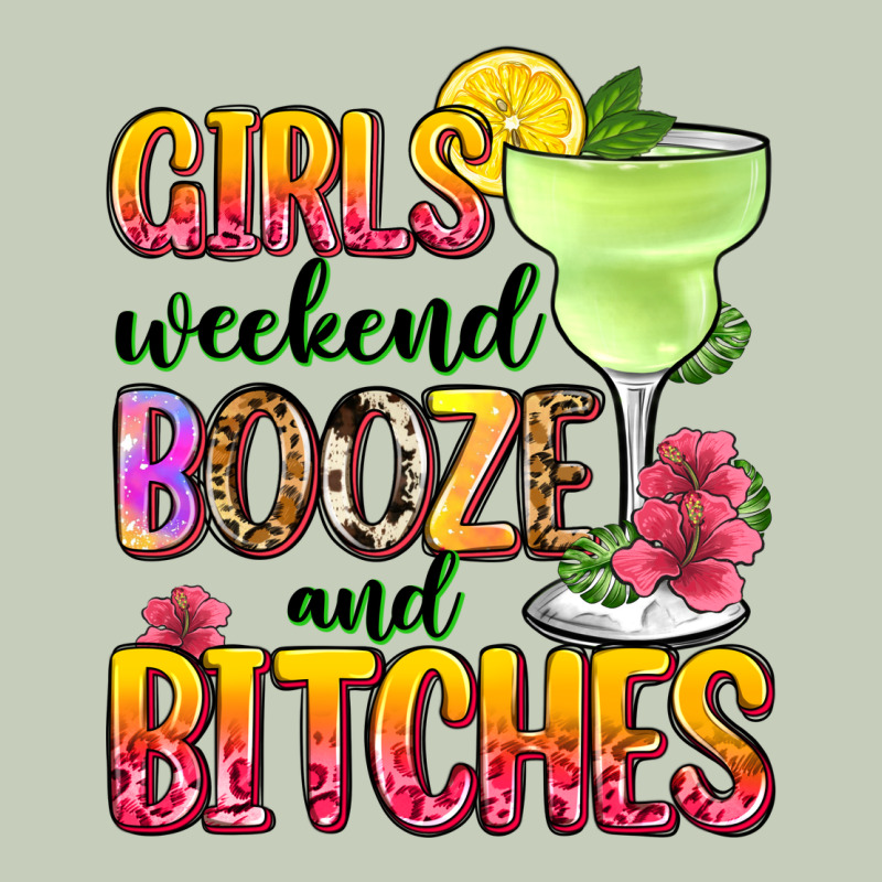 Girls Weekend Booze And Bitches Ladies Tee by Zillion Design Studio | Teevron